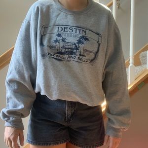 Destin gray sweatshirt